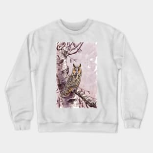 Long-eared Owl Crewneck Sweatshirt